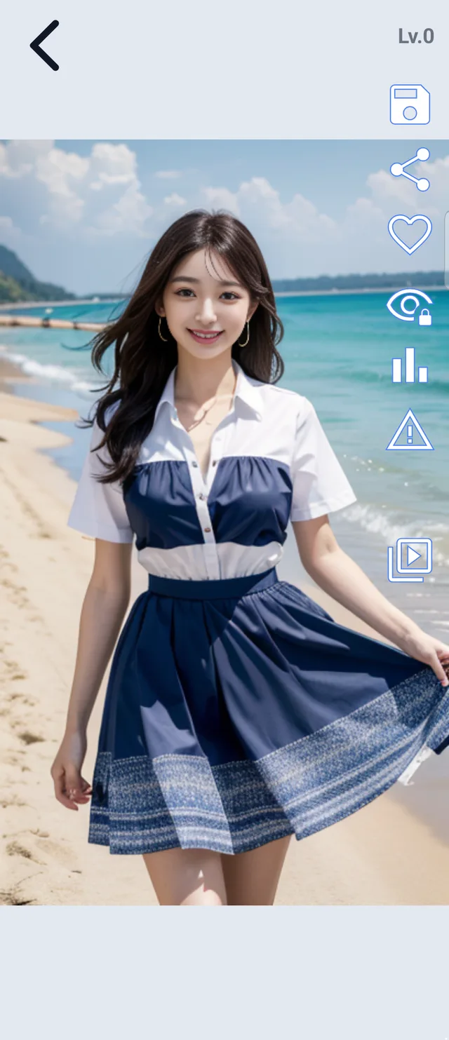 완성된 인물 이미지 결과 화면